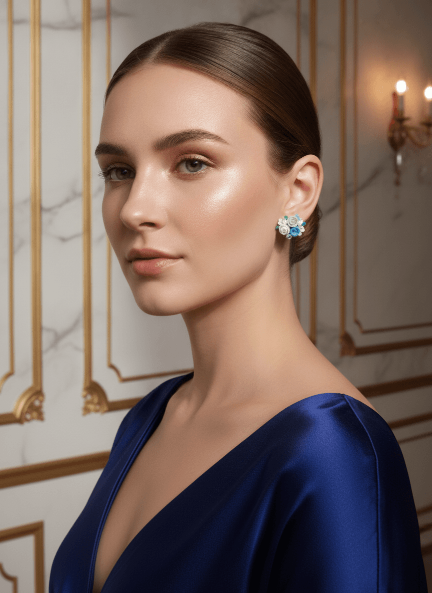 Mini Bouquet Stud Earrings miniatura 2