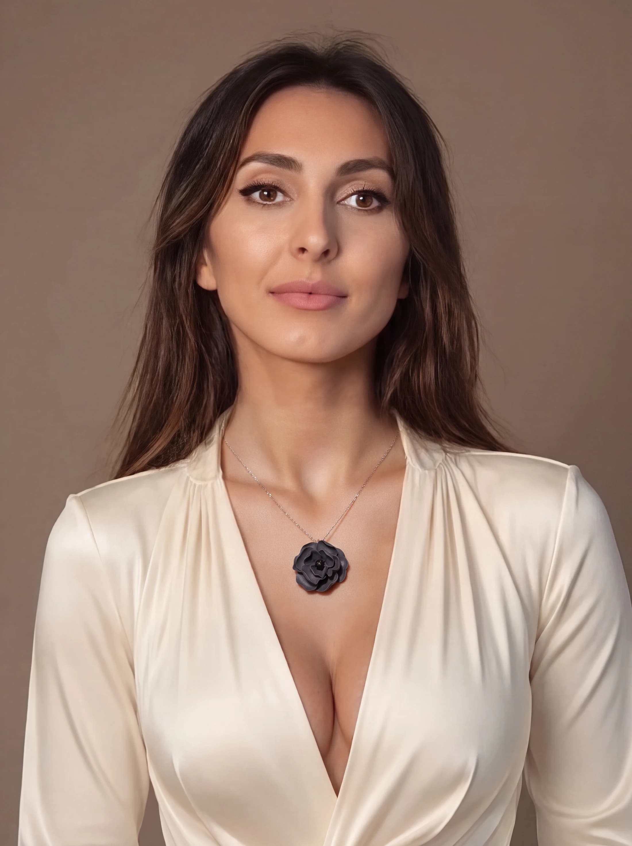 Collar Rosa Negra