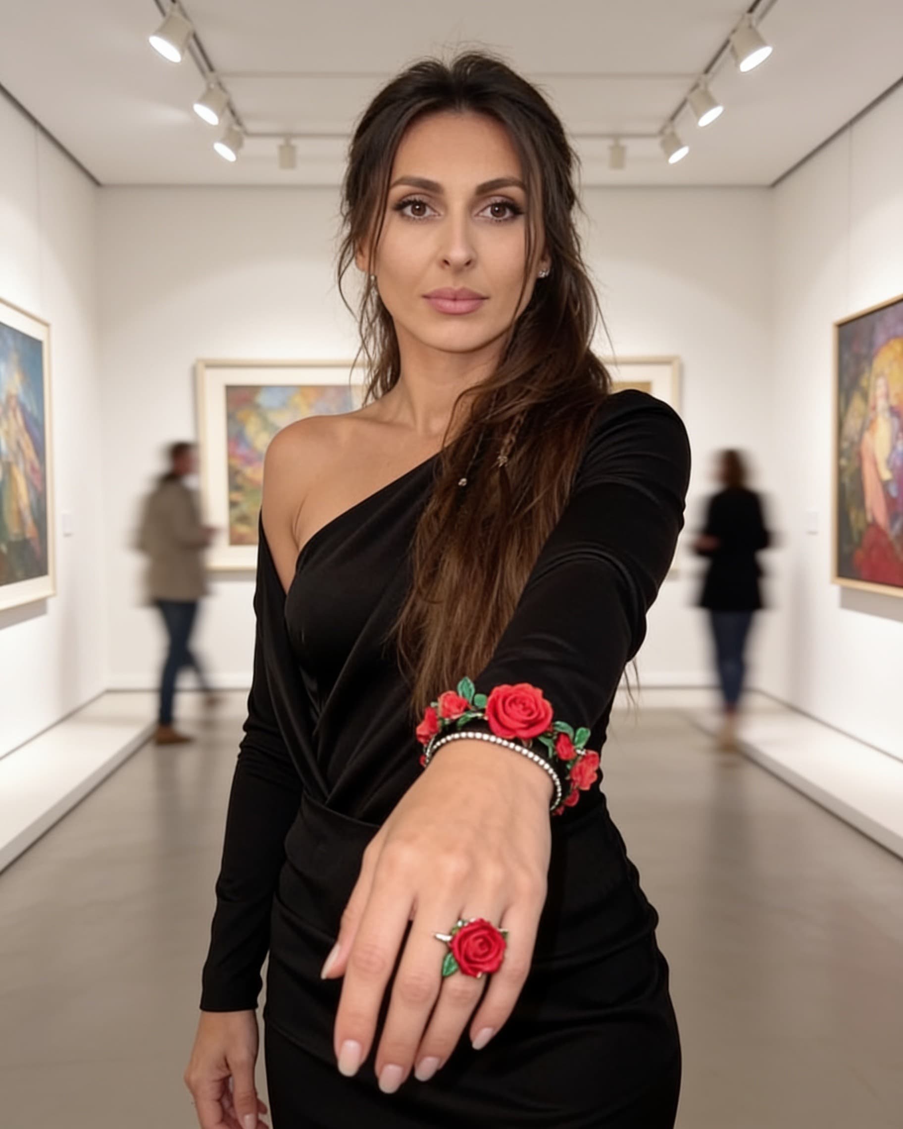 Conjunto Rosa Roja · Pulsera y Anillo